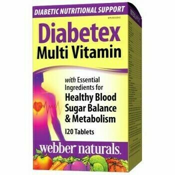 Webber Naturals Diabetex Multi Vitamin 120 tablet porovnat ceny