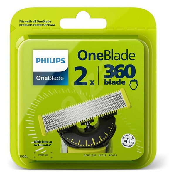 PHILIPS OneBlade QP420/50 výměnné břity 360 2 kusy porovnat ceny