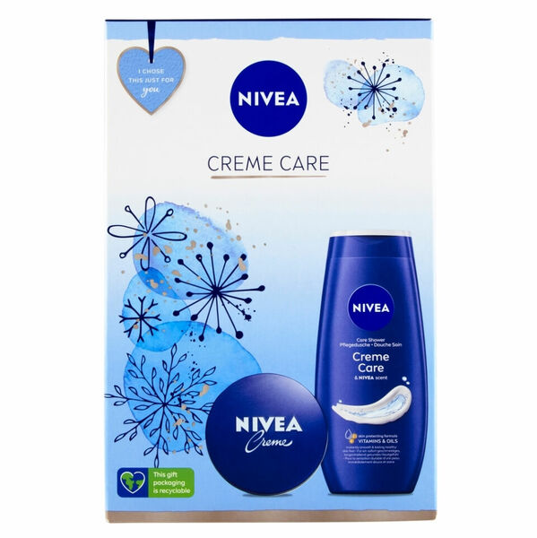 NIVEA Creme Care Dárková sada - Creme 75 ml + Creme Care pečující sprchový gel 250 ml porovnat ceny