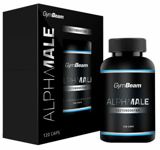 II. jakost GymBeam AlphaMale TestoBooster unflavored - 120 kaps porovnat ceny