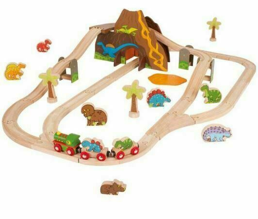 Bigjigs Rail Dřevěná vláčkodráha dinosauří porovnat ceny
