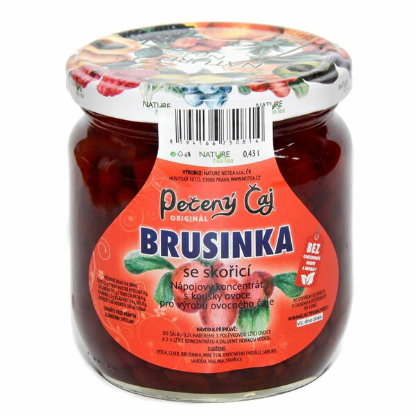 Nature Notea Čaj pečený Brusinka se skořicí 430 ml porovnat ceny