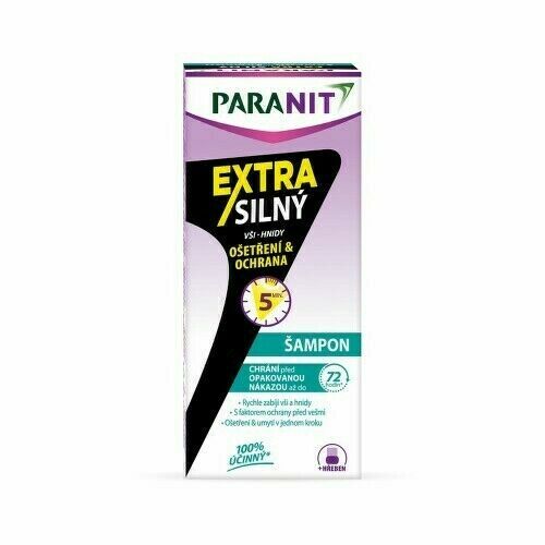 Paranit Extra silný šampon 100ml+hřeben porovnat ceny