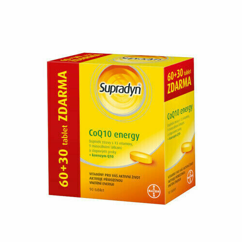 Supradyn CO Q10 Energy tbl.60+30 nový porovnat ceny