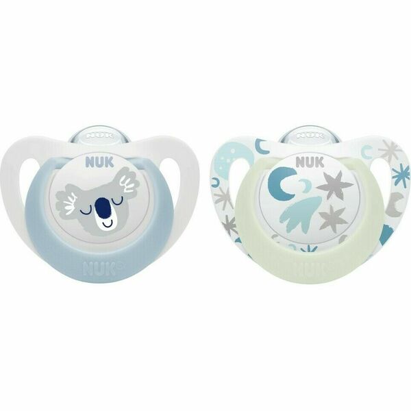 Nuk Dudlík Star Day&night 0-6m.2ks Box 730692 porovnat ceny