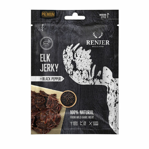 Renjer Elk Jerky Black Pepper 25 g porovnat ceny