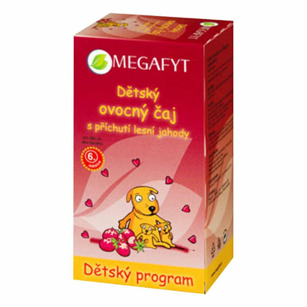 Megafyt Dětský ovocný čaj s příchutí lesní jahody 20 x 2 g nálev. sáčky porovnat ceny