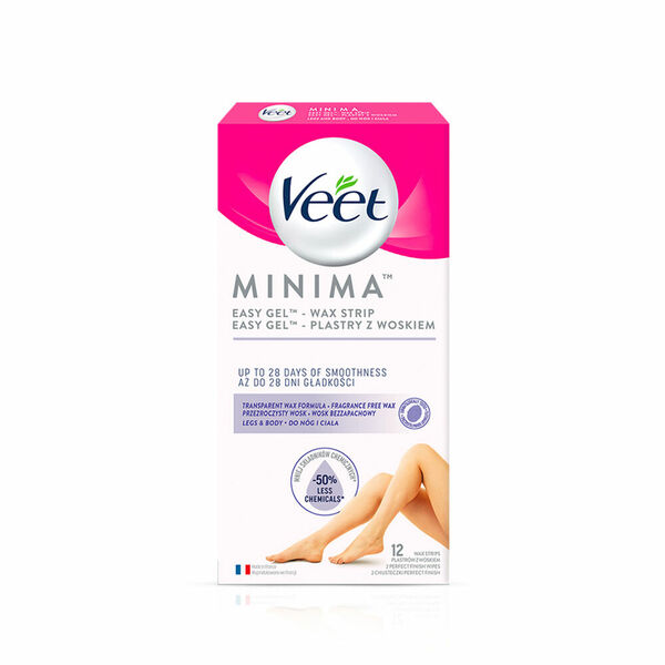 Veet Minima Hypoalergenní voskové pásky na nohy 12ks porovnat ceny