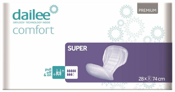 Dailee Vložné pleny Comfort Premium Super 28ks porovnat ceny