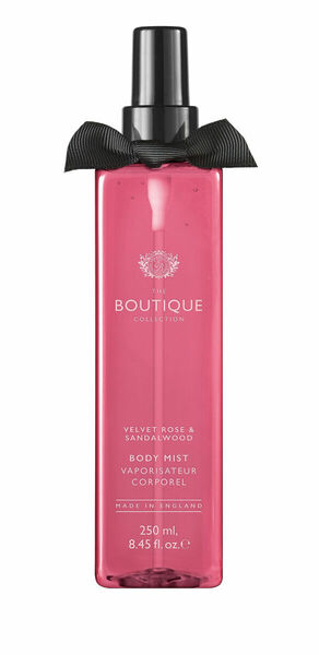 Grace Cole Velvet Rose & Santalwood osvěžující mlha na tělo 250 ml porovnat ceny
