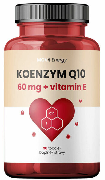 MOVit Energy Koenzym Q10 60 mg + vitamin E 90 tobolek porovnat ceny