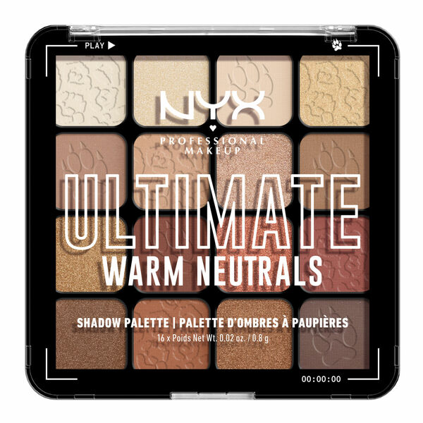 NYX Professional Makeup Ultimate Shadow Palette Warm Neutrals paletka očních stínů porovnat ceny
