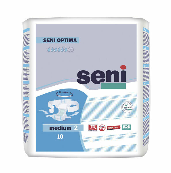 Seni Optima Medium 10 ks ink. plenk. kalhotky porovnat ceny
