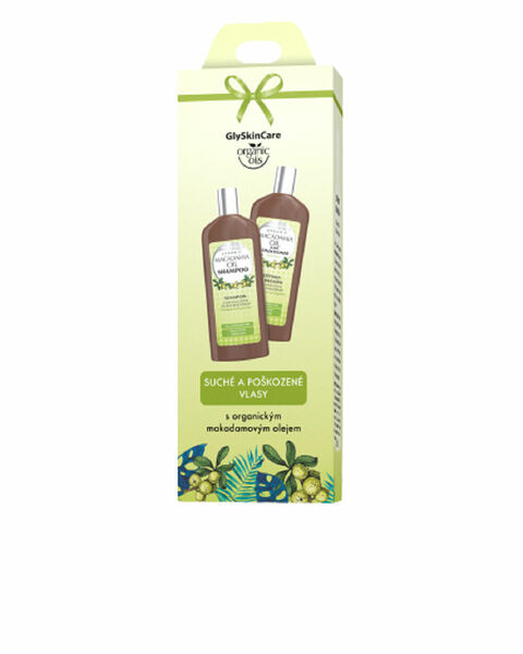 Biotter GSC organics oils makadamie šampón+kondicioner Dárkové vánoční balení 2x250ml porovnat ceny