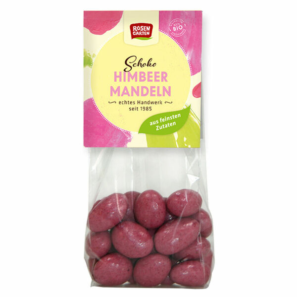 ROSENGARTEN Mandle v mléčné a bílé čokoládě s malinami BIO 100 g porovnat ceny