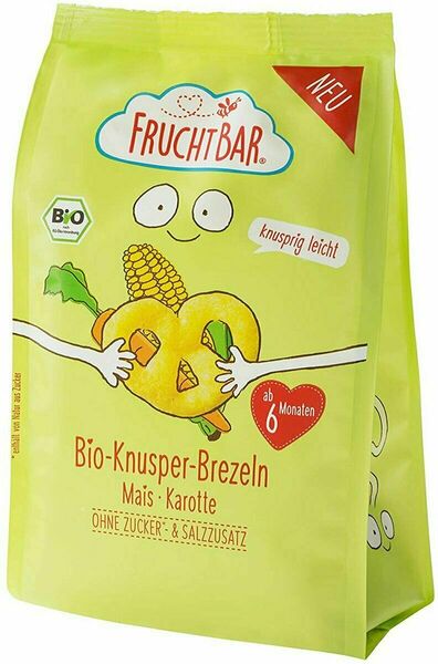 Fruchtbar BIO Preclíky s kukuřicí a mrkví nesolené 25 g porovnat ceny