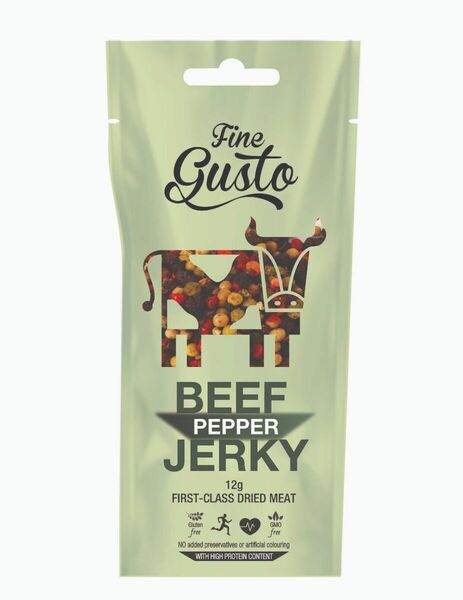 Fine Gusto Hovězí jerky pepř 12 g porovnat ceny