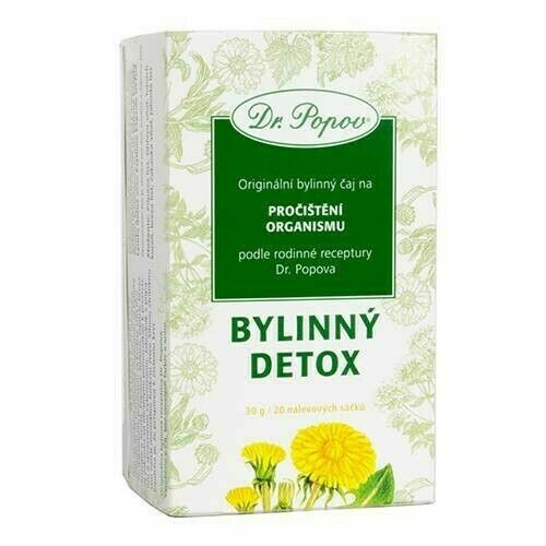Dr.Popov Čaj Bylinný detox 20x1.5g porovnat ceny