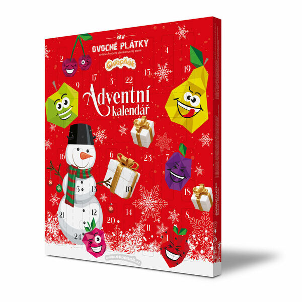 OVOCŇÁK adventní kalendář mix 24 x 10 g porovnat ceny