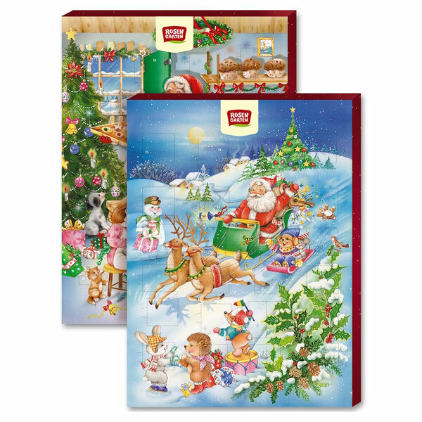ROSENGARTEN Adventní kalendář z mléčné čokolády BIO 75 g porovnat ceny