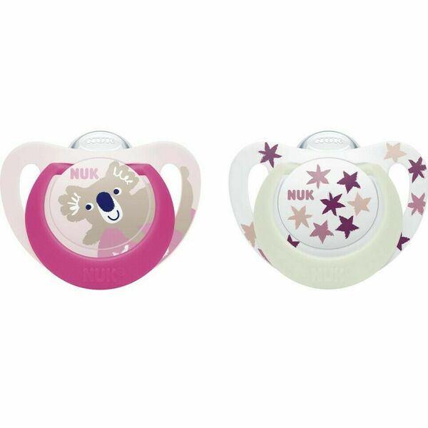 Nuk Dudlík Star Day&night 6-18m.2ks Box 736727 porovnat ceny