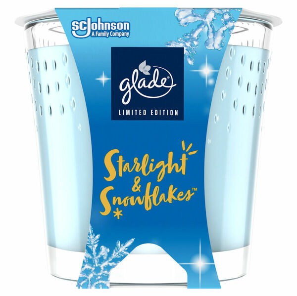 GLADE Svíčka vonná Starlight & Snowflakes 129 g porovnat ceny