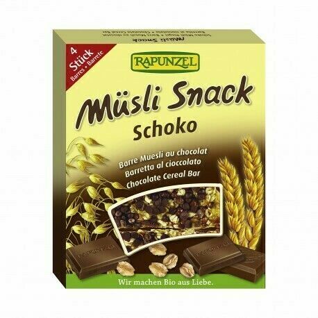 Müsli tyčinka čokoládová BIO 4 x 29 g Rapunzel* porovnat ceny