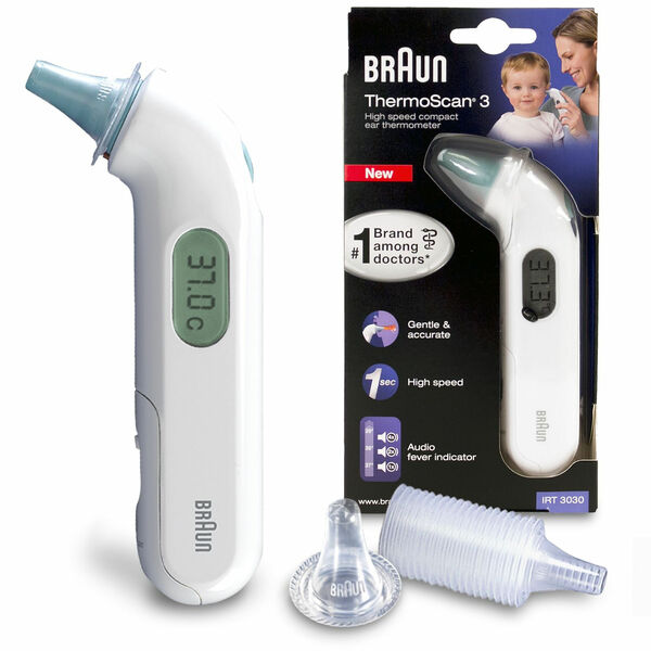 Braun IRT 3030 digitální ušní teploměr porovnat ceny