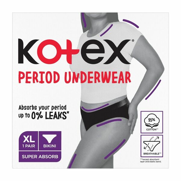 Kotex Period Underwear vel. XL menstruační kalhotky porovnat ceny