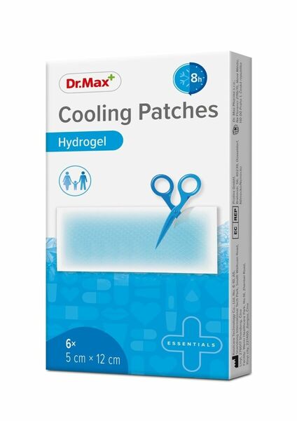Dr. Max Cooling Patches 5x12 cm hydrogelové náplasti 6 ks porovnání ceny