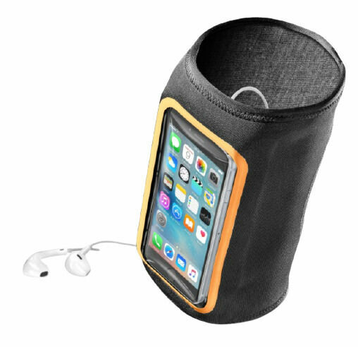 CellularLine Sportovní neoprénové pouzdro ARMBAND FLEX, černé porovnat ceny