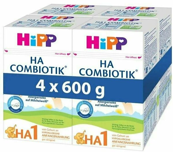 HiPP Speciální mléčná kojenecká výživa HA 1 Combiotik od narození 4 x 600 g porovnat ceny