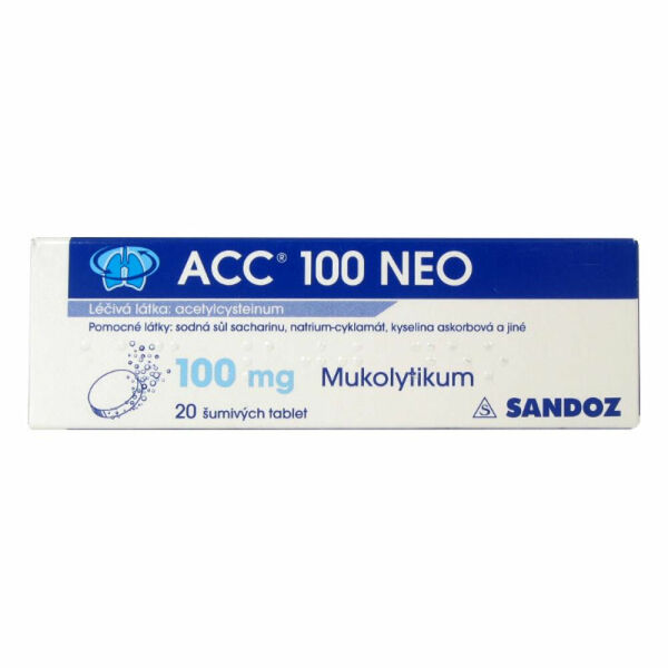 ACC 100 NEO 20x100 mg šumivých tablet porovnat ceny
