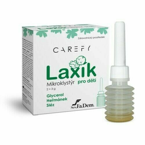 CAREFY Laxík mikroklystýr pro děti 2x3g porovnat ceny