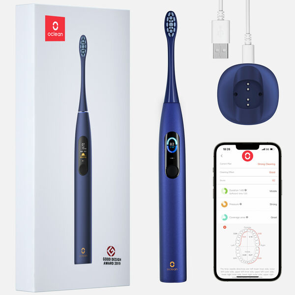 Oclean X Pro sonický kartáček Navy Blue, modrý porovnat ceny