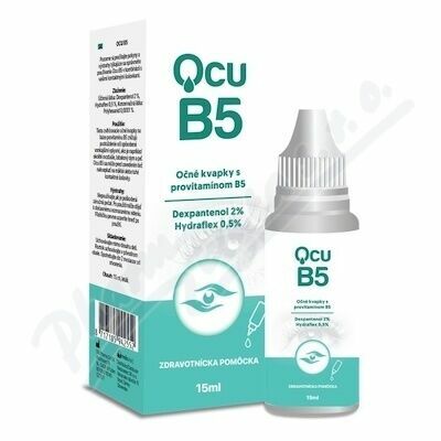 Ocu B5 Oční Kapky S Provitaminem B5 15ml porovnat ceny