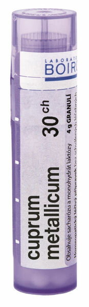 Boiron  Cuprum Metallicum CH30 granule 4g porovnat ceny
