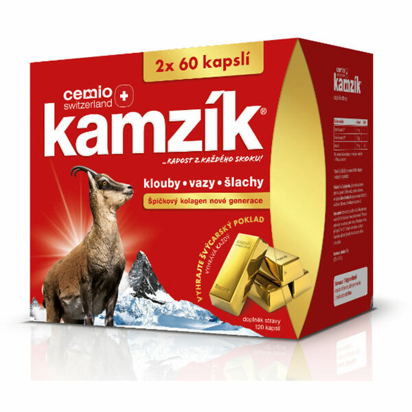 CEMIO Kamzík klouby, vazy, šlachy 120 kapslí porovnat ceny