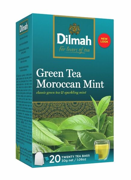 Dilmah Zelený čaj Marocká máta nálevové sáčky 20x1,5 g porovnat ceny