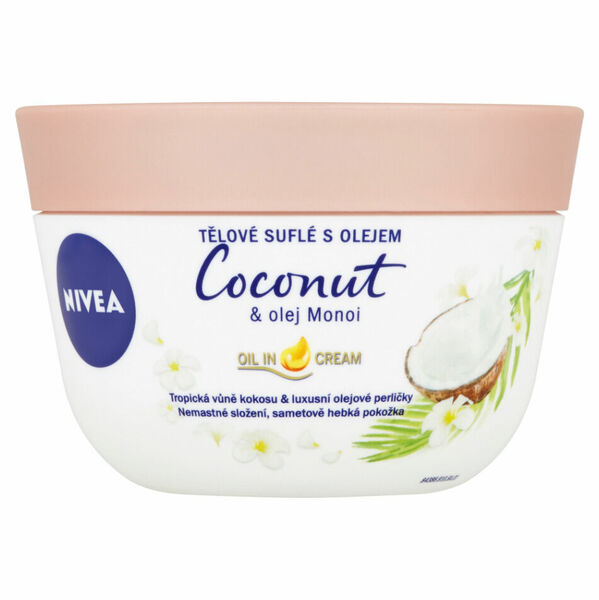 NIVEA Coconut & Manoi Oil Tělové suflé 200 ml porovnat ceny