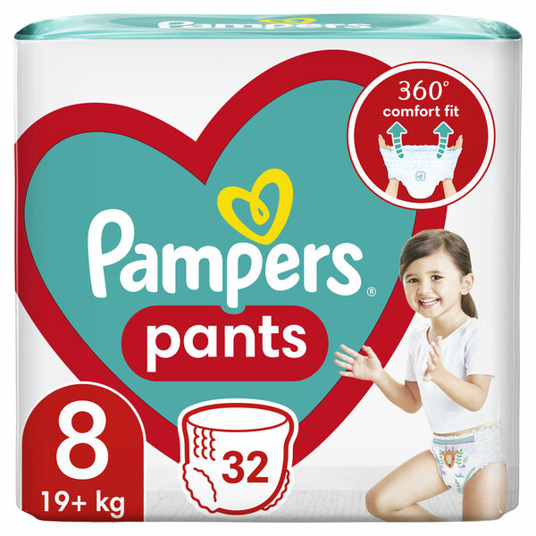 Pampers Active Baby Pants Kalhotkové plenky vel. 8, 19+ kg, 32 ks porovnat ceny