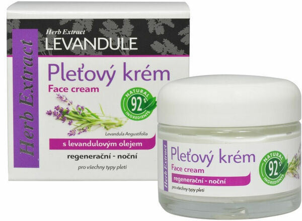 Herb Extract Pleťový krém s levandulovým olejem 50 ml porovnat ceny