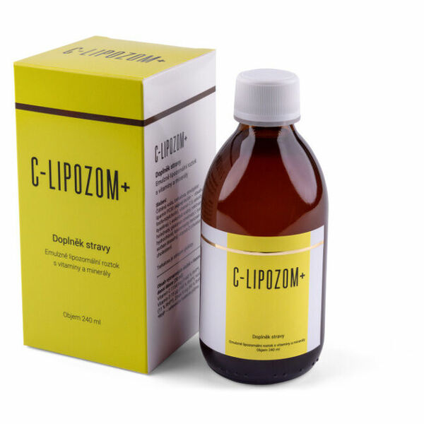 C-LIPOZOM+ Emulzně lipozomální roztok s vitamíny a minerály 240 ml porovnat ceny