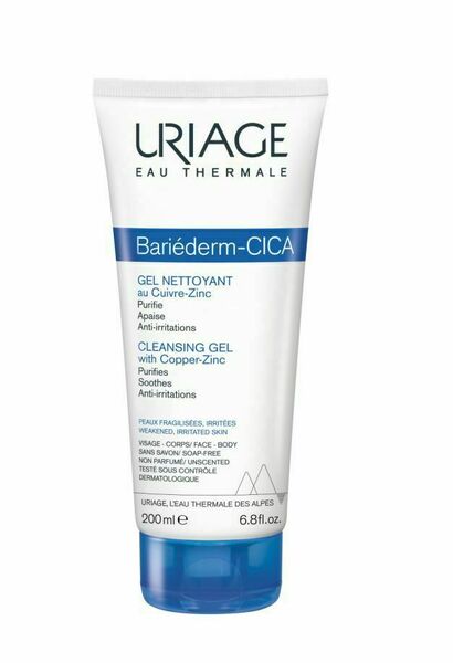 Uriage Bariéderm CICA Čisticí gel s obsahem mědi a zinku 200 ml porovnat ceny