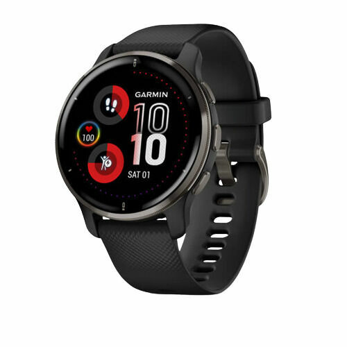 Garmin Venu 2 Plus, nerezová luneta Slate, pouzdro Black porovnat ceny