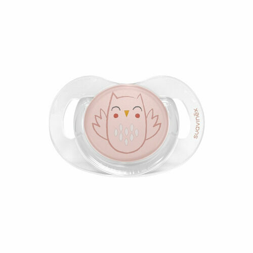 Suavinex Dudlík anatomický BONHOMIA 0/6 m Sovička- růžová porovnat ceny