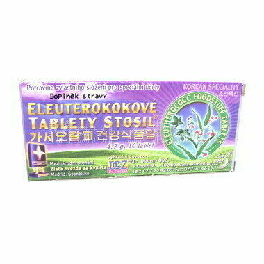 Eleuterokokové tablety Stosil 4.7g= 10 tablety porovnat ceny
