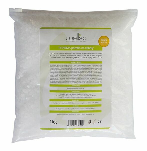 Wellea PHARMA Parafín na zábaly, perličky 1 kg porovnat ceny
