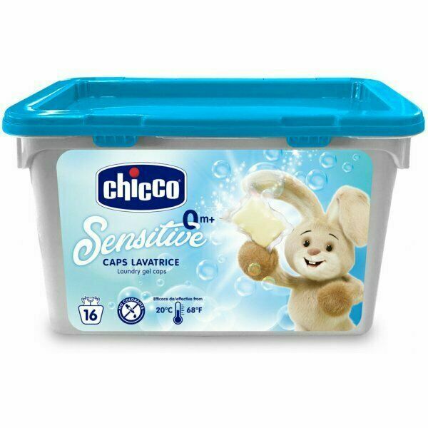 Chicco Prostředek prací gelové kapsle Sensitive 16ks porovnat ceny