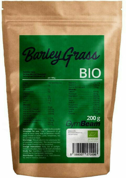 Gymbeam BIO zelený ječmen 200g porovnat ceny